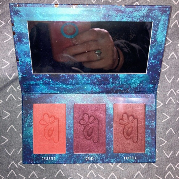 Alamar Colorete Blush Trio DARK-RICH Full Size 8g/0.28oz Deserted Oasis Candela - Picture 4 of 5